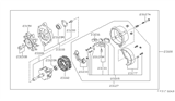 Diagram for Nissan Hardbody Pickup (D21U) Alternator Pulley - 23150-0S200