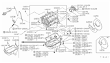Diagram for Nissan Pathfinder Oil Pan Gasket - 11121-F6505