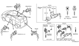 Diagram for 2017 Nissan NV Ignition Lock Assembly - D8700-3LM0A
