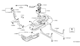 Diagram for Nissan NV Fuel Tank Strap - 17406-3LM0A