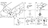 Diagram for Nissan Air Bag Sensor - 98820-9SE9A