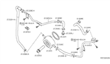 Diagram for Nissan Pathfinder Oil Cooler Hose - 21306-EA200