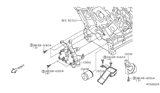 Diagram for Nissan Armada Oil Pump - 15010-7S00A
