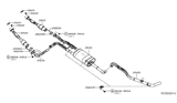Diagram for Nissan NV Tail Pipe - 20100-9JK0A
