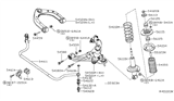 Diagram for Nissan NV Shock Absorber - E6110-1PA0B