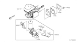 Diagram for Nissan Brake Booster - 47210-1PA0A