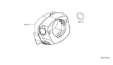 Diagram for Nissan NV Steering Column Cover - 48470-1PA0A