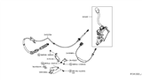 Diagram for Nissan NV Shift Cable - 34935-1PA0A