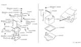 Diagram for Nissan Altima Battery Tray - 24420-M6600