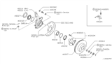 Diagram for Nissan Axxess Steering Knuckle - 40014-85E10