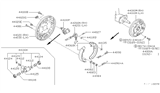 Diagram for Nissan Axxess Wheel Cylinder Repair Kit - D4100-17C90