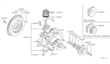 Diagram for Nissan Datsun 310 Crankshaft Gear - 13021-H8900