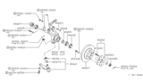 Diagram for Nissan Pulsar NX Wheel Bearing - 40215-M5600
