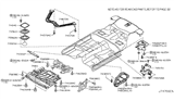 Diagram for Nissan 350Z Air Deflector - 75894-AL500