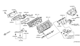 Diagram for Nissan 350Z Exhaust Heat Shield - 16590-AL500