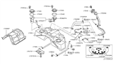 Diagram for Nissan 350Z Fuel Filler Neck - 17228-AC300