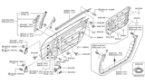 Diagram for Nissan 350Z Body Mount Hole Plug - 88796-WF110