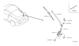 Diagram for Nissan 350Z Wiper Motor - 28710-CD000