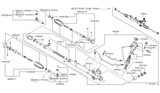 Diagram for Nissan 350Z Tie Rod End - 48640-AL585