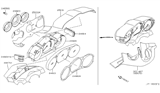 Diagram for Nissan 350Z Steering Column Cover - 48471-CD000