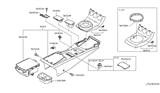 Diagram for Nissan Center Console Base - 96931-CD000