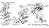 Diagram for Nissan Xterra Cylinder Head Bolts - 081A8-6121A