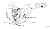 Diagram for 2012 Nissan Leaf Seat Switch - 87016-3NA0A