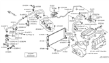 Diagram for Nissan Leaf Cooling Hose - 21501-3NA0B