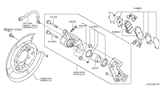 Diagram for Nissan Murano Brake Pad Set - D4M60-9N00B