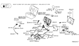 Diagram for Nissan Murano Cup Holder - 88716-5AA1B