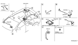 Diagram for Nissan Murano Antenna - 28208-5AA5A