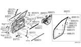 Diagram for Nissan Armada Body Mount Hole Plug - 80874-AM800