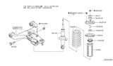 Diagram for 2020 Nissan Armada Coil Spring Insulator - 54034-1LA0A