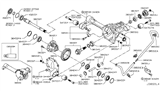Diagram for Nissan Frontier Transfer Case Seal - 38189-AR00A