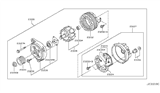 Diagram for Nissan Alternator Case Kit - 23118-1LA1A