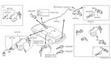 Diagram for Nissan Hardbody Pickup (D21) Ignition Lock Assembly - 48700-40F86