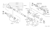 Diagram for Nissan 240SX CV Joint Companion Flange - 38220-51F00