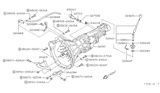 Diagram for 1991 Nissan 240SX Transmission Assembly - 32010-51F00