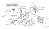 Diagram for Nissan 200SX Crankshaft Pulley - 13021-53J00