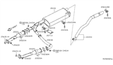 Diagram for Nissan Pathfinder Exhaust Pipe - 20030-EA200