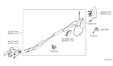 Diagram for Nissan Xterra Rear Passenger Door Handle Latch - 82500-ZP70A
