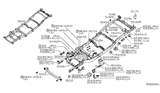 Diagram for Nissan Pathfinder Rear Crossmember - 51090-EA530