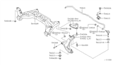 Diagram for Nissan Sentra Sway Bar Kit - 54611-4Z000