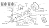 Diagram for Nissan Sentra Flywheel Ring Gear - 12312-ZG00A