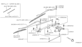 Diagram for Nissan Sentra Wiper Arm - 28881-4Z000