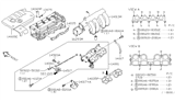Diagram for 2000 Nissan Sentra Intake Manifold Gasket - 14035-5U000