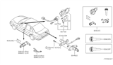 Diagram for Nissan Sentra Ignition Lock Assembly - D8700-6J325