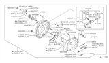 Diagram for Nissan Parking Brake Shoe - 44060-28N25