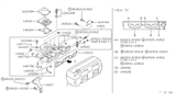 Diagram for 1993 Nissan Hardbody Pickup (D21) Intake Manifold Gasket - 14032-72P00