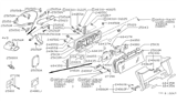 Diagram for Nissan Hardbody Pickup (D21) Instrument Cluster - 24820-01G16